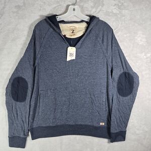 John Varvatos x Converse Hoodie Mens Blue Size Medium M Pull Over Hoodie NWT